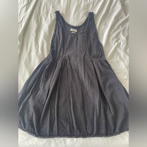 Black sun dress golden (aritzia)